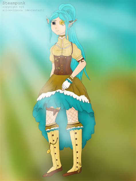 Anime Steampunk Elf Girl By Alice Lisora On Deviantart