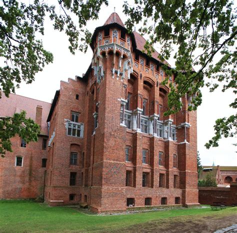 Zdjęcia Gotycki Zamek Krzyżacki Malbork Zamek Wysoki Polska