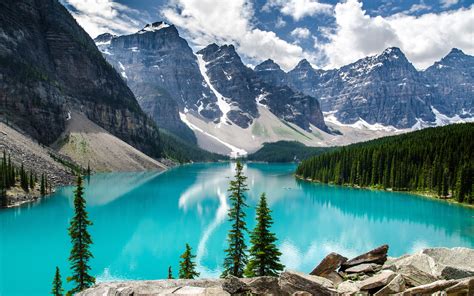Download 3840x2400 Banff National Park Canada Alberta Moraine Lake