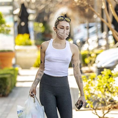 Miley Cyrus Turns Heads As She Steps Out In Completely See Through Tank Top S WIKI