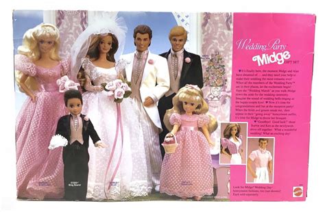 Lot Mattel Barbie Midge Wedding Party Gift Set