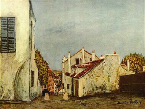 Houses In Montmartre Maurice Utrillo