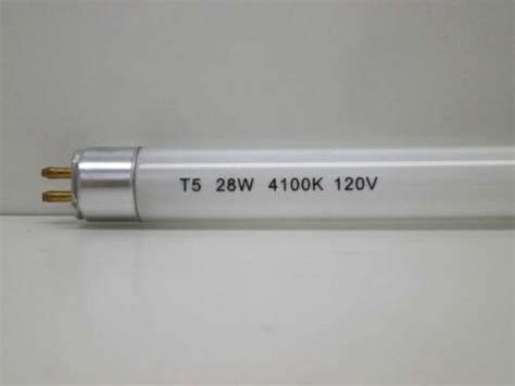 50 Pack F28t5cw 28 Watt Fluorescent Tube Lamp Light Bulb 4100k Cool
