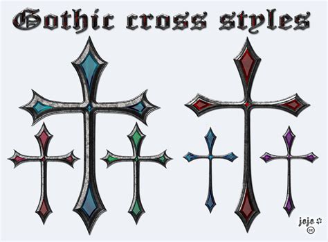 Gothic Cross Styles By Jojo Ojoj On Deviantart