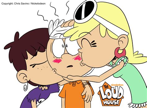 The Loud House Lincoln And His Two Best Sisters By Cartonianimatieanime On Deviantart