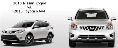 New 2015 Toyota Rav4 Vs Nissan Rogue Price Mpg Review Skokie Il