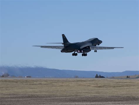 B 1 Bomber Crashes While Trying To Land At South Dakota Air Force Base