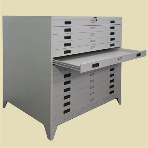 Metal A0 A1 Size Paper Storage Plan Drawing Filing Cabinet Flat Map