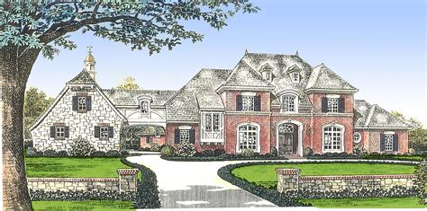 French country ranch house plans. Classic French Country Manor Home - 48267FM ...