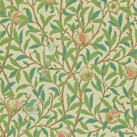 William Morris And Co Bird And Pomegranat Classic Wallpapers