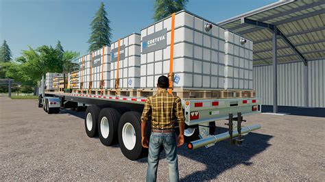 Fs19 Mods Lizard Bale Flat Deck Semi Trailer Autoload Yesmods