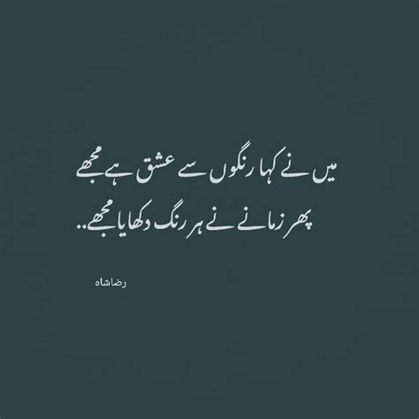 Pin By 𝓡𝓪𝔃𝓪 𝓢𝓱𝓪𝓱 On Urdu Shayari اردو شاعری Daily Inspiration Quotes
