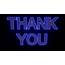 Thank You Neon In Abstract Stock Footage Video 100% Royalty Free 