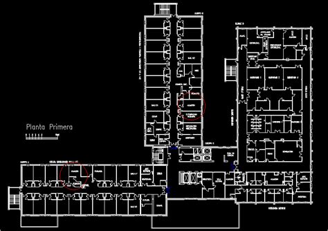 Planos De Hospital En DWG AUTOCAD Proyectos Hospitales En PlanosPara