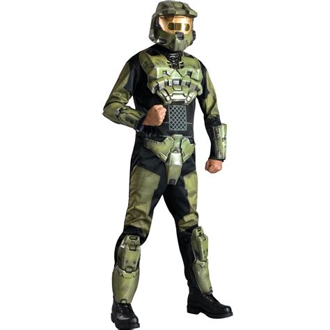 C354 Mens Halo 3 Deluxe Master Chief Suit Outfit Fancy
