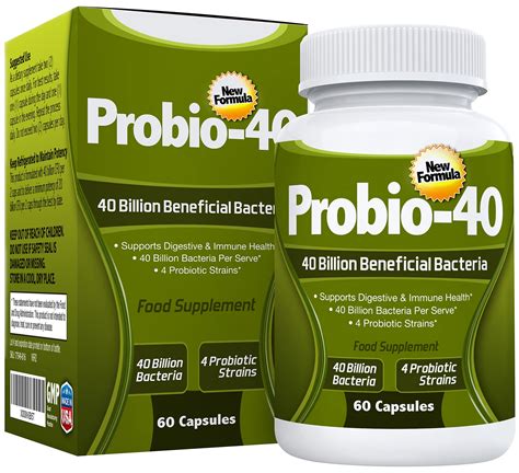 Buy Probio 40 40 Billion Probiotic And Prebiotic Ophilus Lactobacillus