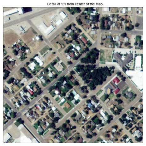 Aerial Photography Map Of Satanta Ks Kansas