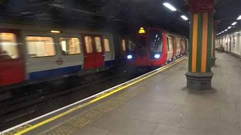 District Line Trains At Bow Road Youtube