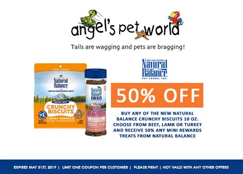 Know that each coupon has special conditions for use: Natural Balance - Angel's Pet World in Hudson and River Falls