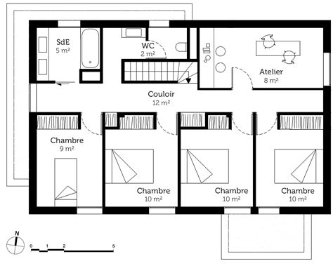 Plan De Maison Avec Chambres