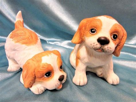 Dog Figurine By Homco Puppy Porcelain By Porcelainchinaart On Etsy