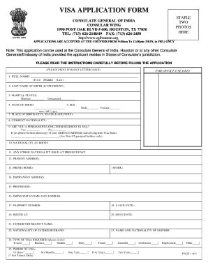 India visa application forms are available for download on the india visa website. Indian Visa Application Form - Fill Online, Printable ...