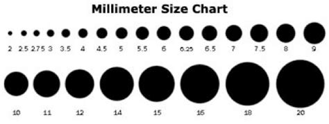 Bead Hole Size Chart Printable Printable Templates