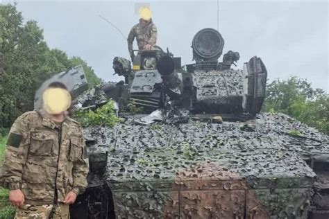 ukraine has lost its first swedish made cv90 fighting vehicle