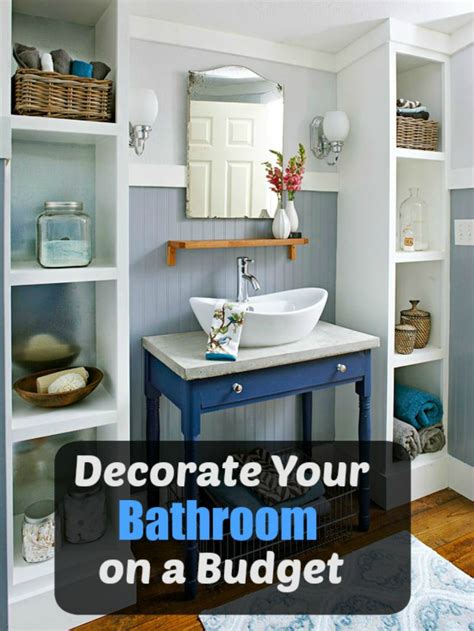 Get inspired with these budget bathroom ideas from victorian plumbing. Decorating the Bathroom on a Budget • SimpLeigh Organized