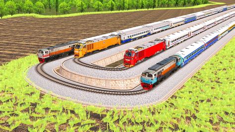 Trains Vs Rotating Railroad Track 1 Trainz Simulator 2019 Trainz