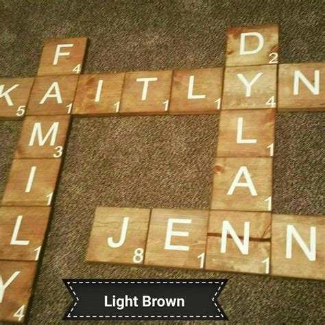 Large Scrabble Tile Wall Art Decor 3 Sizes To Choose Sale Etsy Wall