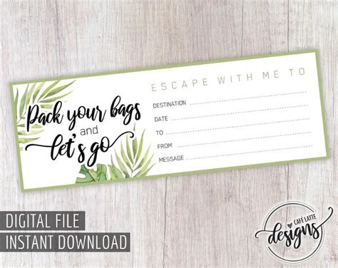 The gift of free time and me time. 12+ Travel Certificate Examples & Templates [Download Now ...