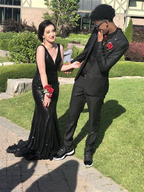 Prom Couple Black And Red Prom Couples Black Prom Couples Red Prom