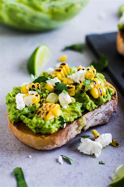 Grilled Corn Avocado Toast With Goat Cheese And Cilantro Life As A