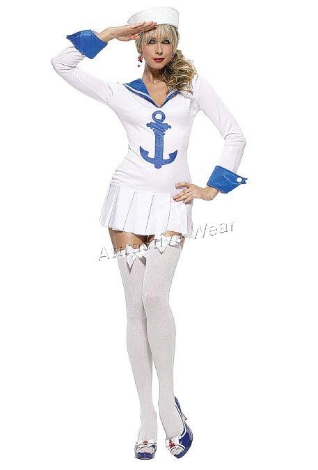 83335 Leg Avenue Costume Sailor Cutie Costume Includes Hat And Long