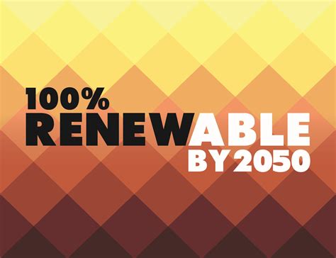 100 Percent Renewable by 2050
