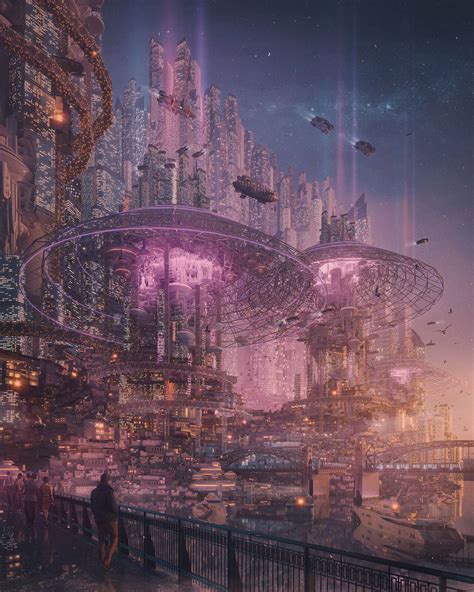Space Fantasy Fantasy City Fantasy Concept Art Fantasy World Dark