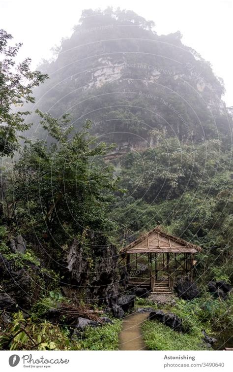 Hut In The Jungle Near Ninh Binh Vietnam A Royalty Free Stock Photo