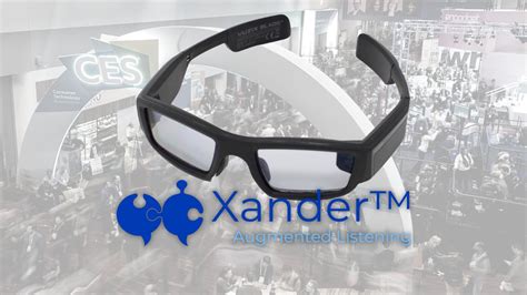 Mit Spinoff Xander Unveils Captioning Smart Glasses At Ces 2023