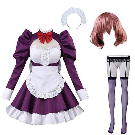 Buy High Rise Invasion Cosplay Costume Maid Dress With Enis Full Sets Outfits For Women