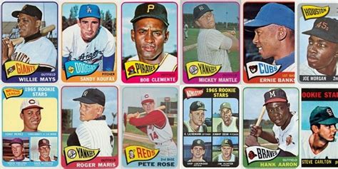 Buy from many sellers and get your cards all in one shipment! 1965 Topps Baseball Cards - 12 Most Valuable - Wax Pack Gods