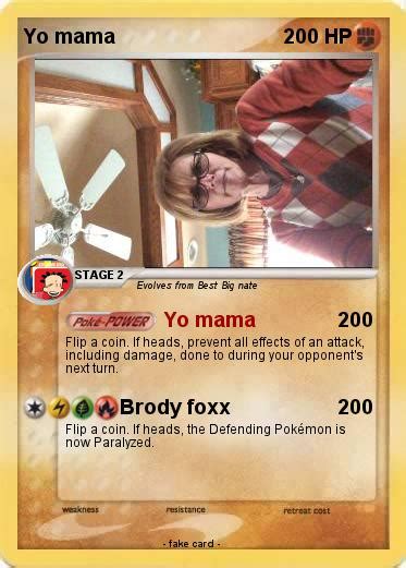 Pokémon Yo Mama 553 553 Yo Mama My Pokemon Card