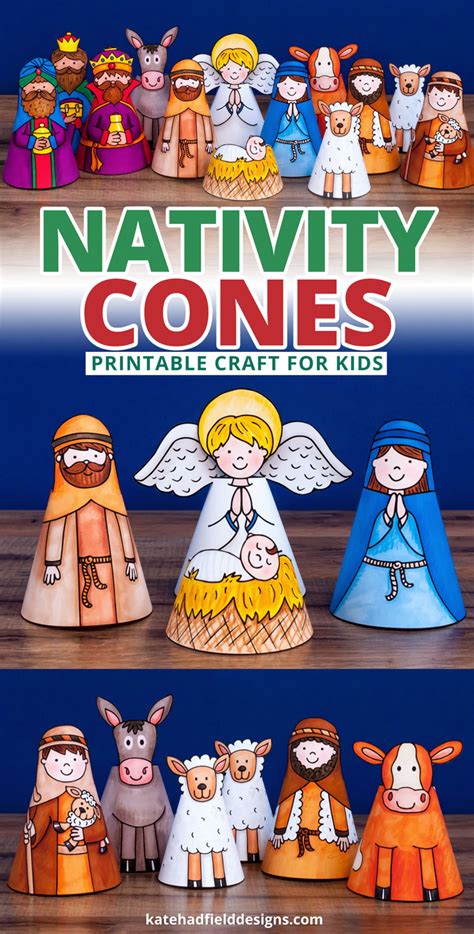 A Printable Nativity Scene Craft That Your Kids Will Love To Make