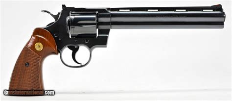 Colt Python 8 Inch Blue 357 Mag Excellent In Factory Box Dom 1980