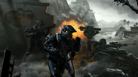 Wallpaper Halo Reach Spartans Xbox 2560x1440