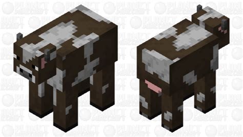 Less Derpy Cow Minecraft Mob Skin