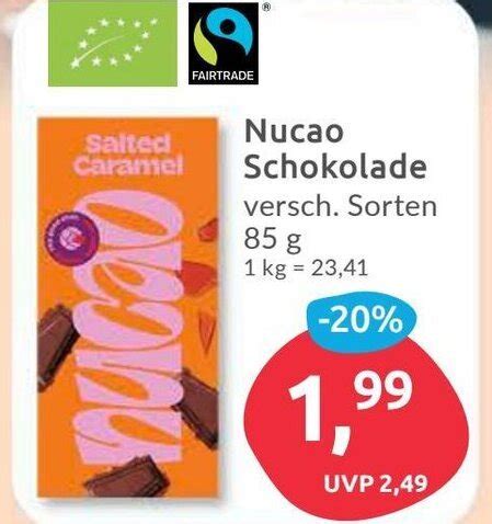 Nucao Schokolade Versch Sorten 85g Angebot Bei Budni