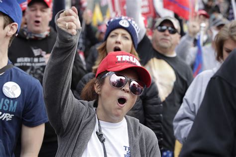 Maga Protesters Chant Destroy The Gop At Pro Trump Rally Rolling Stone