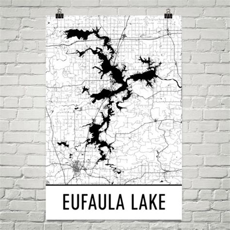 Map Of Lake Eufaula Oklahoma Maps Catalog Online