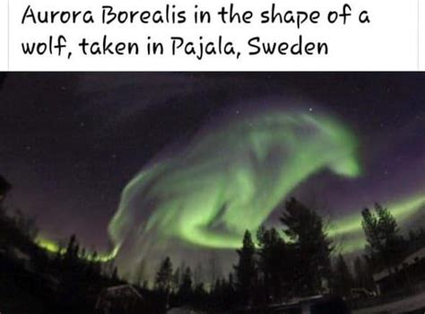 Aurora Borealis 🐺 9gag